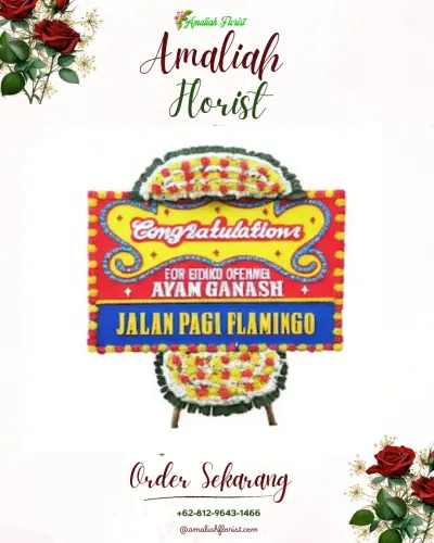 Bunga Papan Congratulation di Krembangan Utara